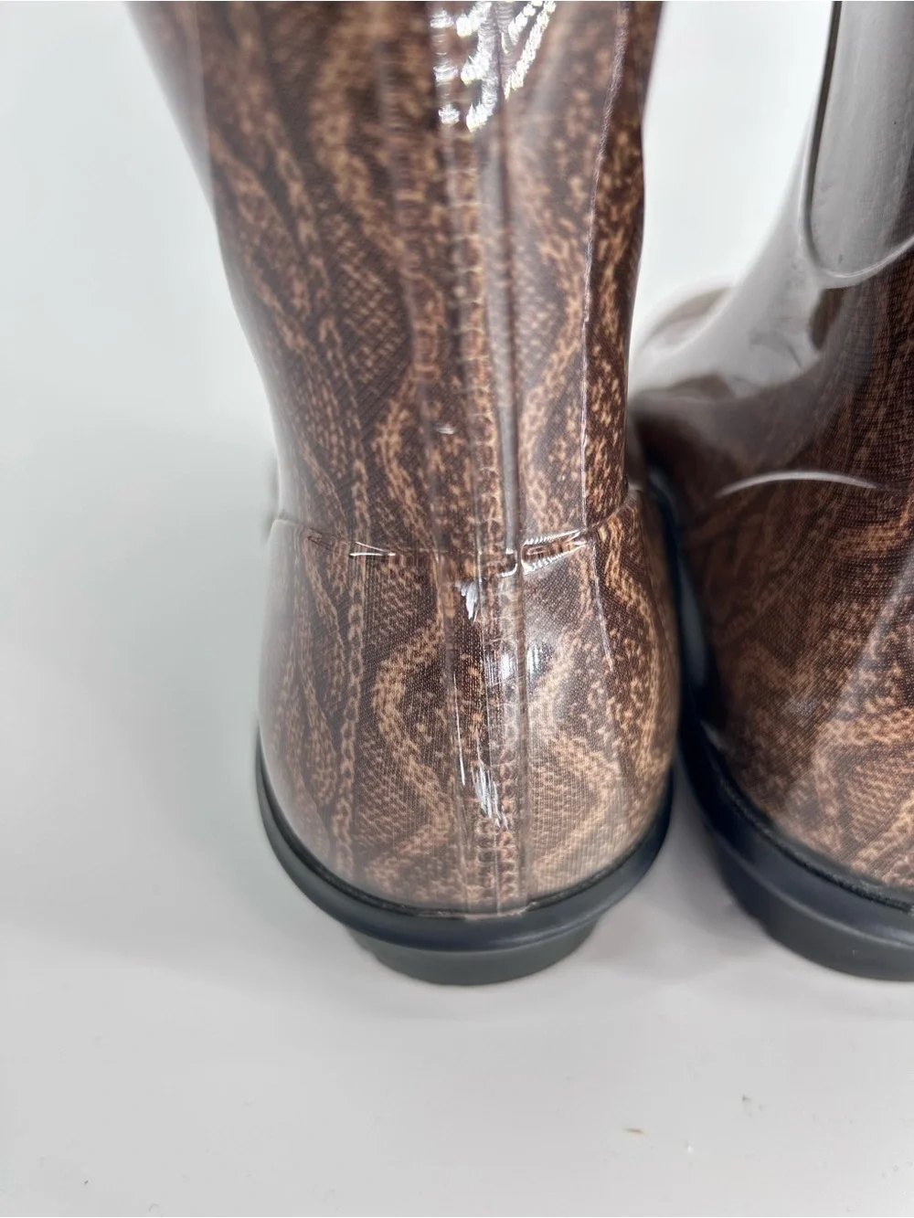 UGG Women's Cable Knit Tall Rain Boots Size 6